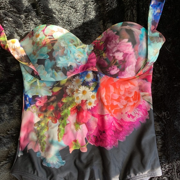 Ted Baker London Floral Swimsuit - Picture 8 of 8